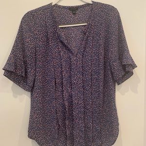 Dot pattern Ann Taylor top